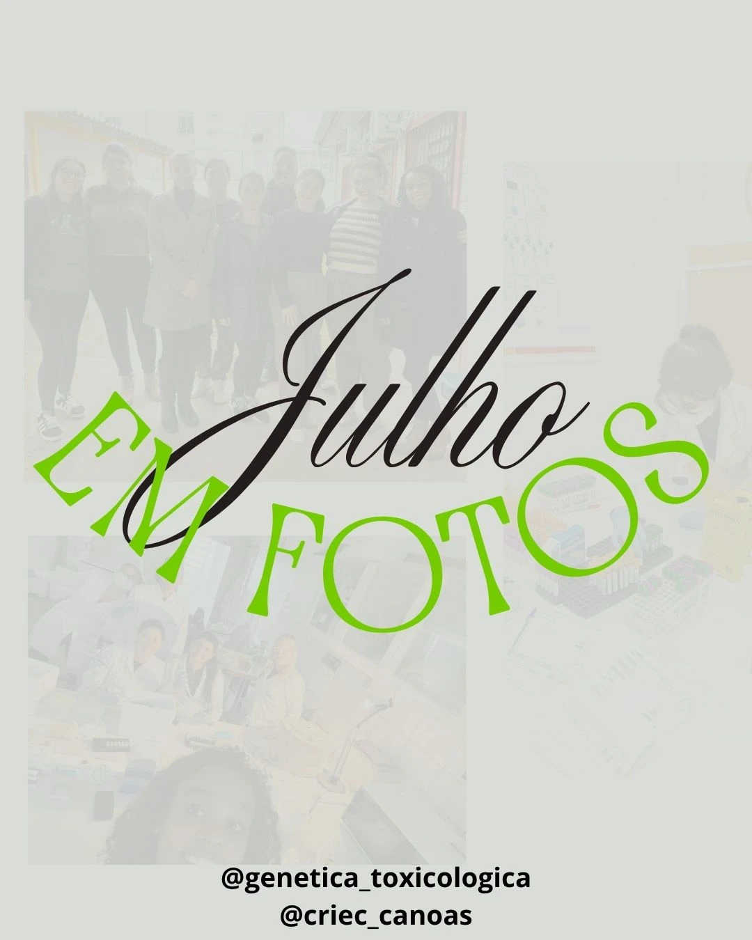 Julho em Fotos: Retrospectiva das Atividades de Campo e Laboratório