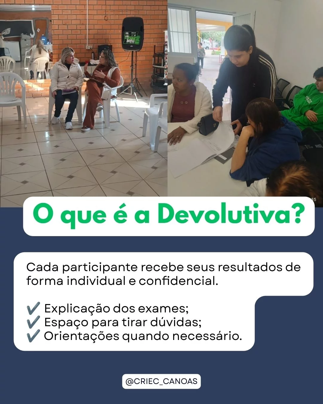 Na comunidade! Devolutiva dos exames: A ciência também é compromisso com quem participa da pesquisa - 2