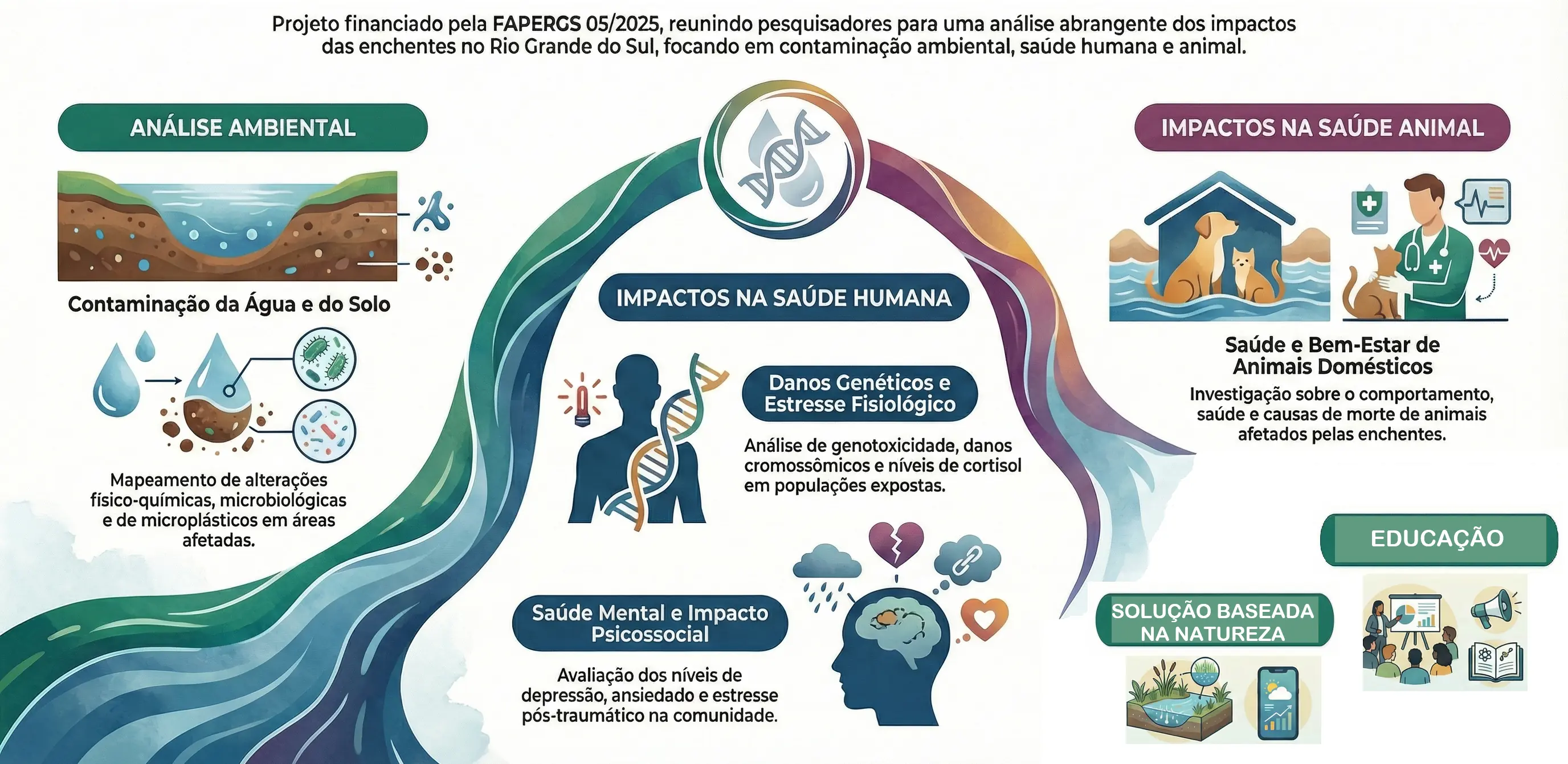 Infográfico sobre Saúde Única